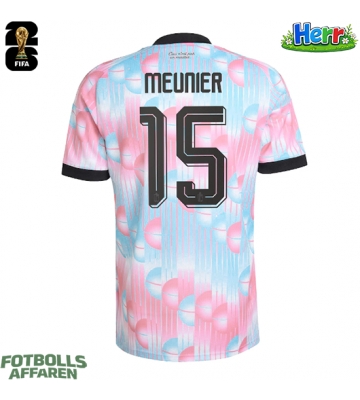 Belgien Thomas Meunier #15 Bortatröja VM 2026 Kortärmad
